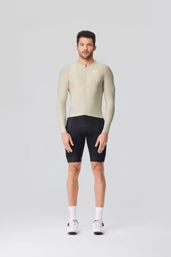 Jersey Manga Larga ManChuan — Beige